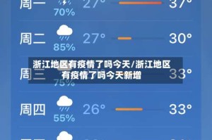 浙江地区有疫情了吗今天/浙江地区有疫情了吗今天新增