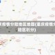 重庆疫情分险地区地图(重庆疫情分险区划分)