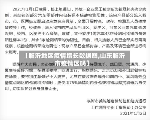 【临沂地区疫情增长数据图,山东临沂市疫情区吗】-第1张图片